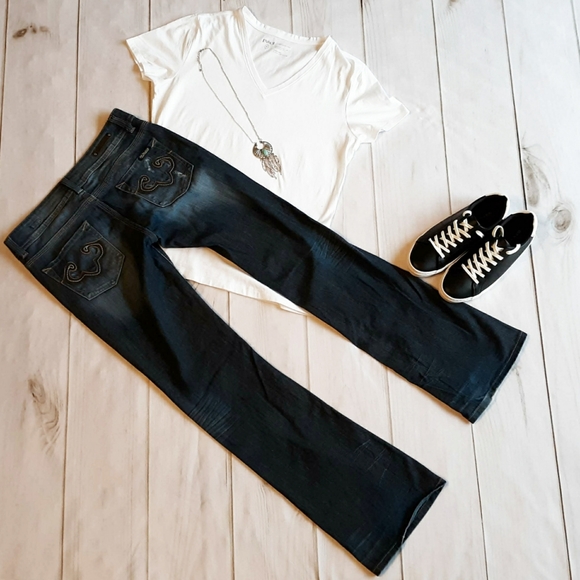 Express Denim - EUC Rerock Express Bootcut Jeans